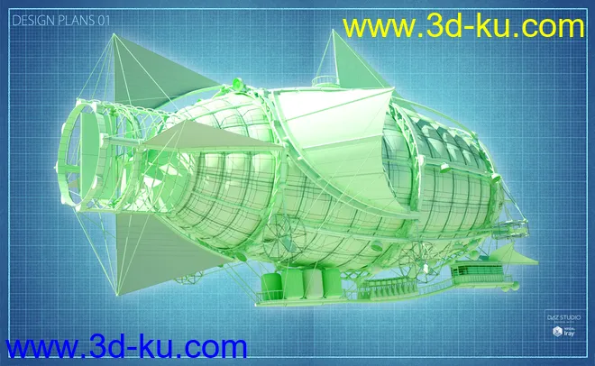 Steam Powered Dirigible模型的图片12