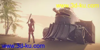 3D打印模型Steampunk Desert Junk的图片