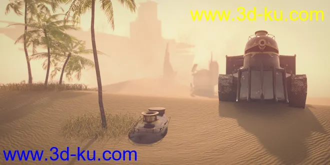 Steampunk Desert Junk模型的图片11