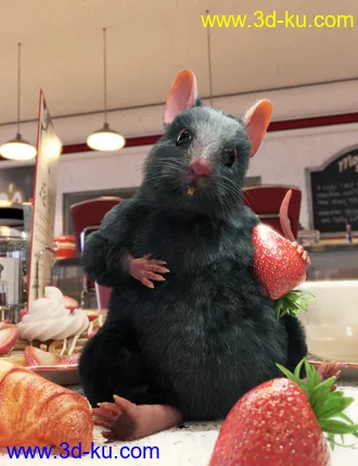 3D打印模型Storybook Mouse for Genesis 8.1 Males的图片