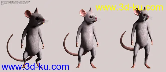 Storybook Mouse for Genesis 8.1 Males模型的图片11
