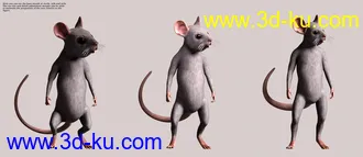 3D打印模型Storybook Mouse for Genesis 8.1 Males的图片