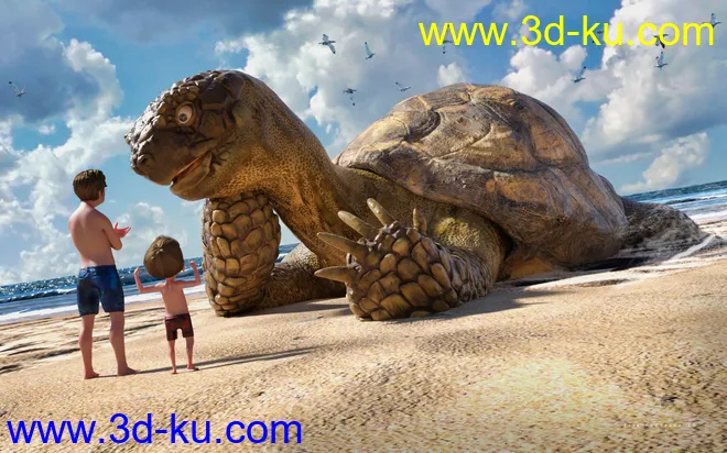 Storybook Turtle HD for Genesis 8.1 Males模型的图片1