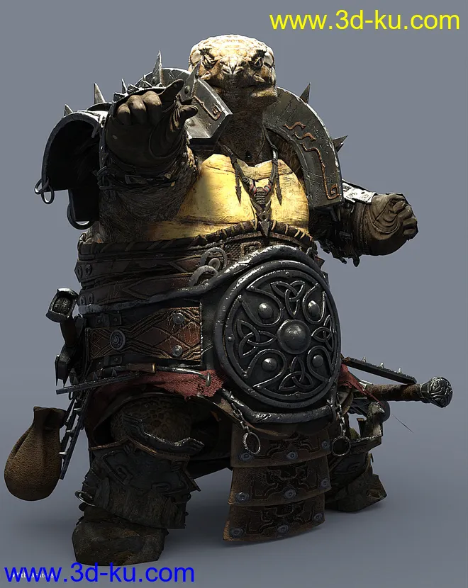 Storybook Turtle HD for Genesis 8.1 Males模型的图片2