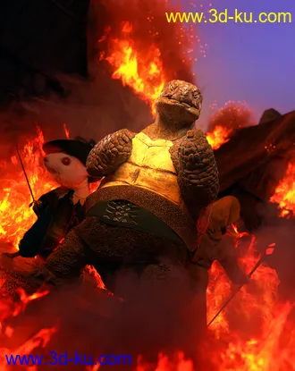 3D打印模型Storybook Turtle HD for Genesis 8.1 Males的图片