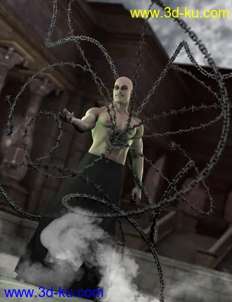 3D打印模型Strands of Horror for Genesis 2的图片