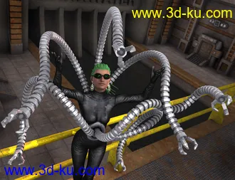 3D打印模型Strands of Horror for Genesis 2的图片