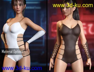 3D打印模型Strappy Suit Set for Genesis 8 and 8.1 Females的图片