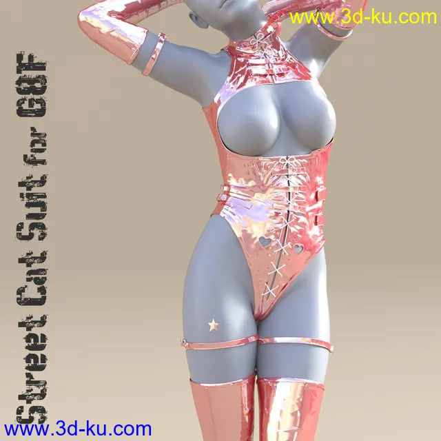 Street Cat Suit for G8F模型的图片1
