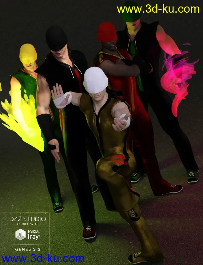 Street Master Chi for Genesis 2 Male(s)模型的图片1