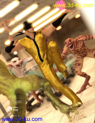 3D打印模型Street Master Chi for Genesis 2 Male(s)的图片