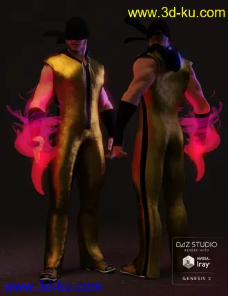 3D打印模型Street Master Chi for Genesis 2 Male(s)的图片