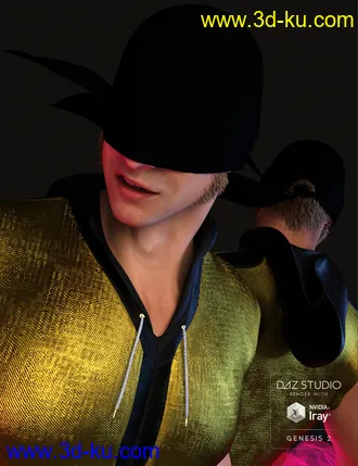 3D打印模型Street Master Chi for Genesis 2 Male(s)的图片