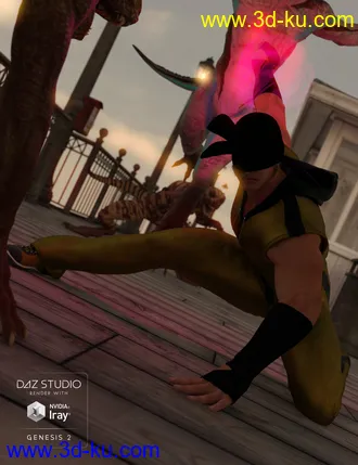 3D打印模型Street Master Chi for Genesis 2 Male(s)的图片