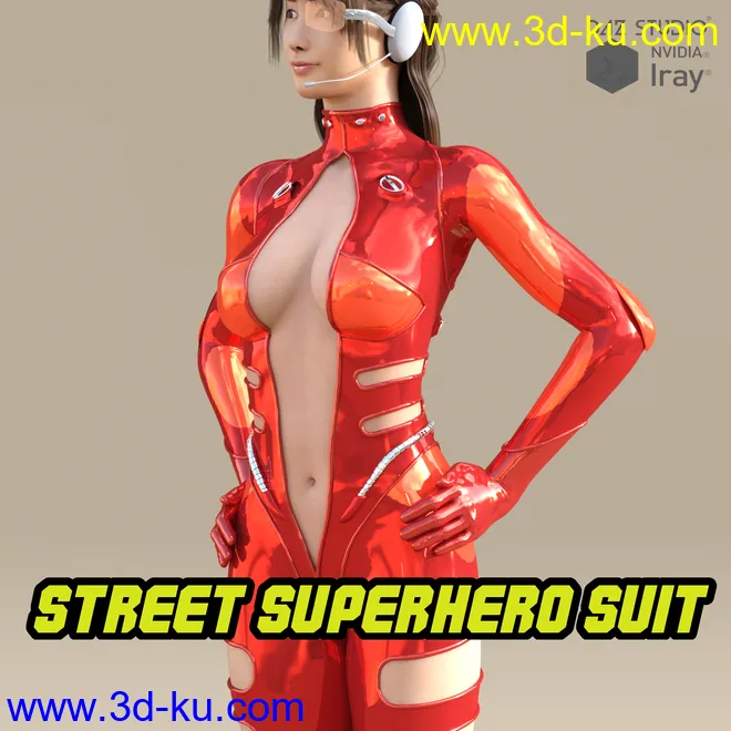 Street Superhero Suit for G8F模型的图片1