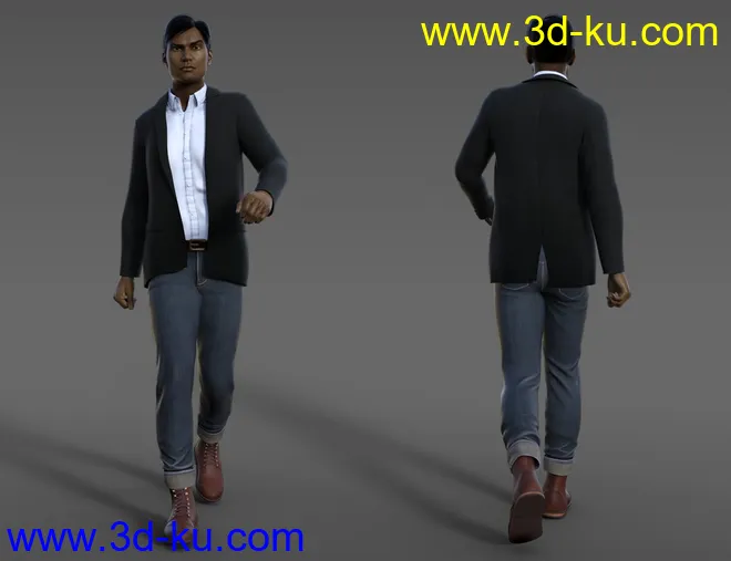 Strictly Business Outfit for Genesis 8 Male(s)模型的图片2