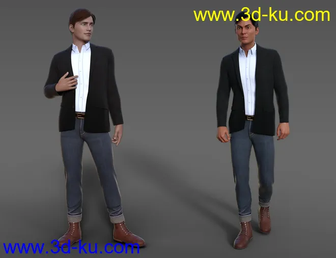 Strictly Business Outfit for Genesis 8 Male(s)模型的图片3