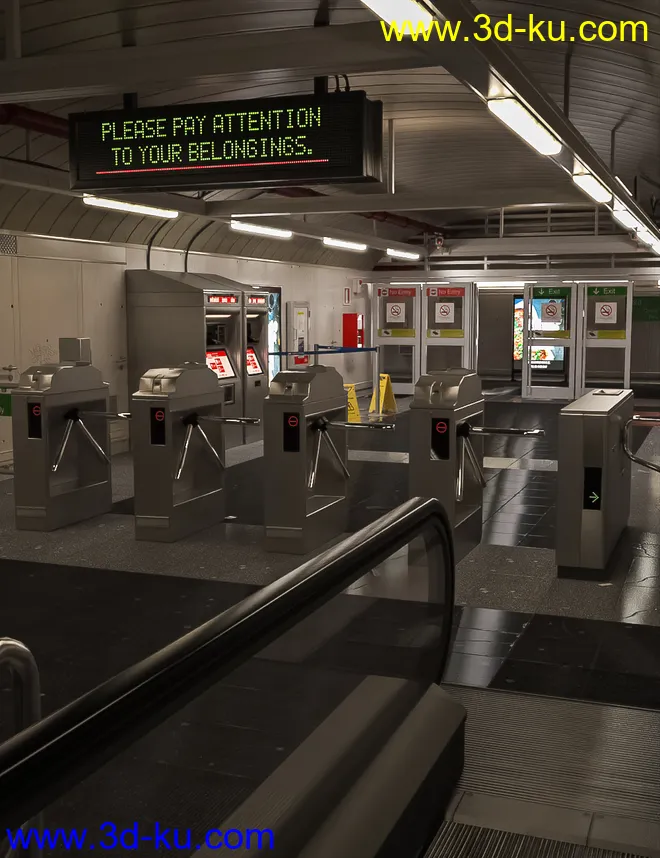 Subway Terminal模型的图片1