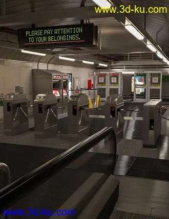 3D打印模型Subway Terminal的图片