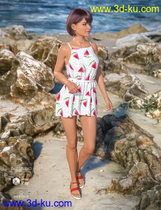 3D打印模型Summer Romper - Luscious的图片