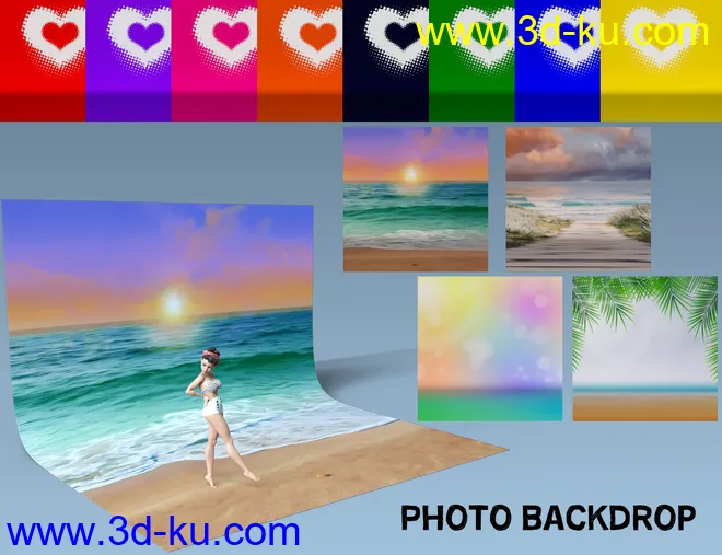 Summer Vibes Vintage Props with dForce模型的图片4