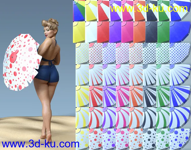 Summer Vibes Vintage Props with dForce模型的图片6