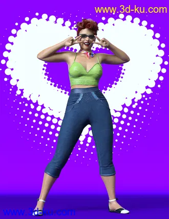 3D打印模型Summer Vibes Vintage Props with dForce的图片