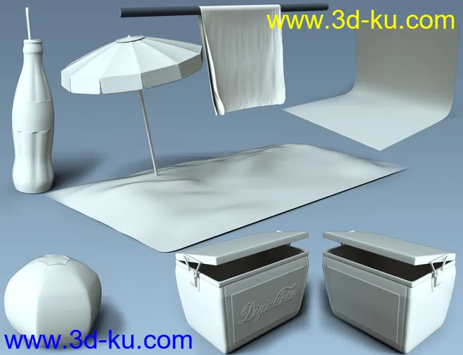 Summer Vibes Vintage Props with dForce模型的图片8