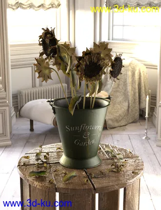 3D打印模型Sunflower Adornment的图片