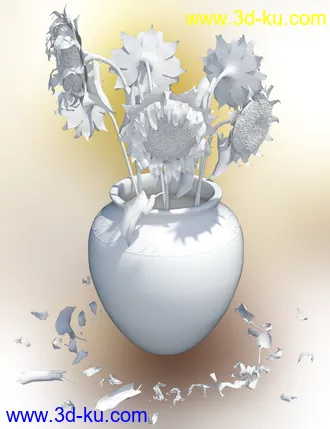 3D打印模型Sunflower Adornment的图片