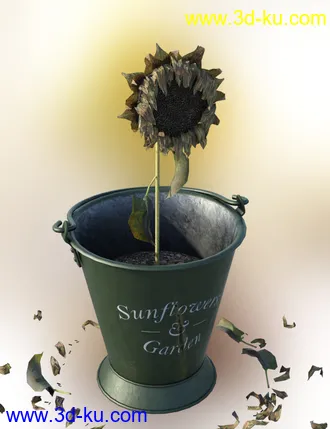3D打印模型Sunflower Adornment的图片