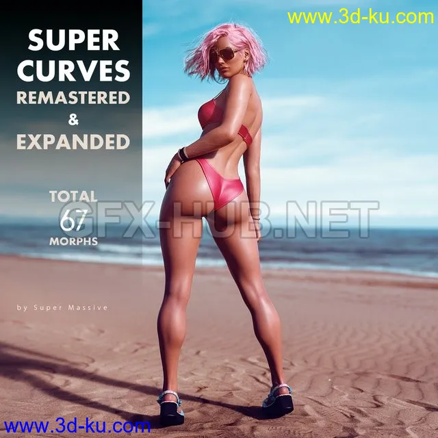 Super Curves Remastered - G8 and 8.1 Female模型的图片1