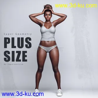 3D打印模型Super Geometry - Plus Size - Full Body Morphs G8F的图片
