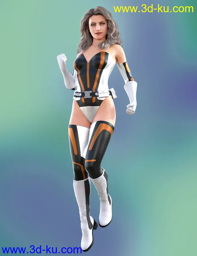 Super Hero Animations for Genesis 8模型的图片1