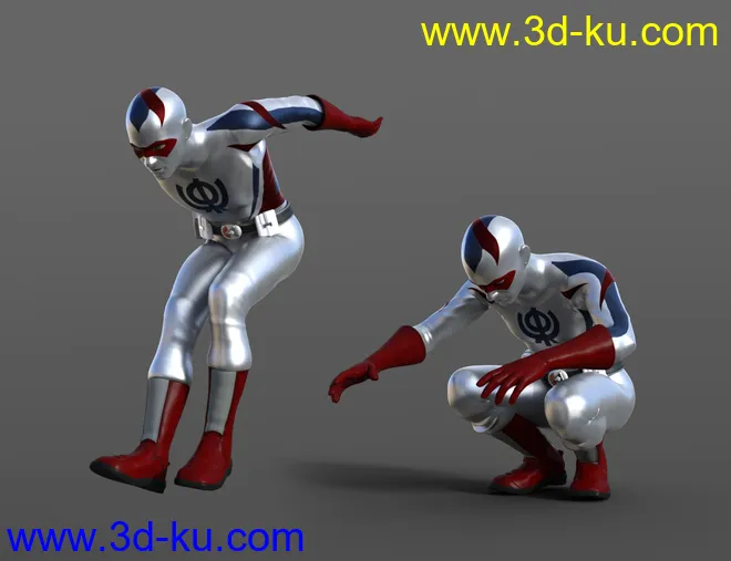 Super Hero Animations for Genesis 8模型的图片3