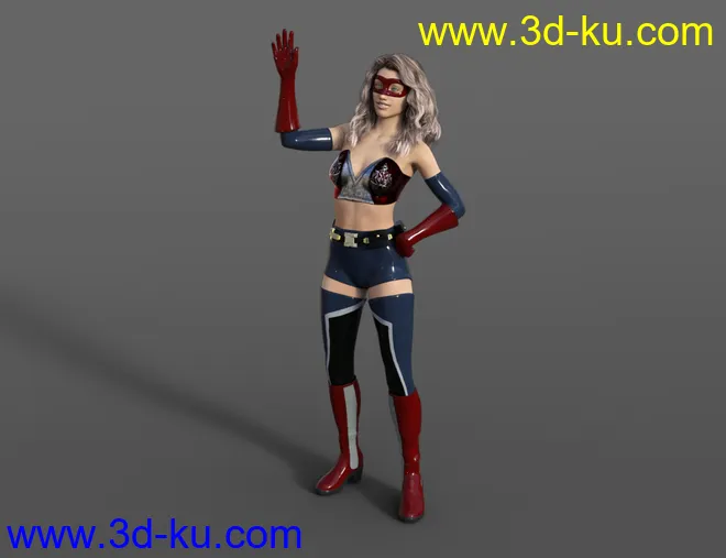 Super Hero Animations for Genesis 8模型的图片5