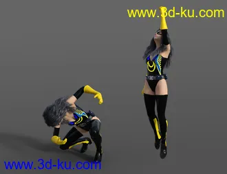 3D打印模型Super Hero Animations for Genesis 8的图片
