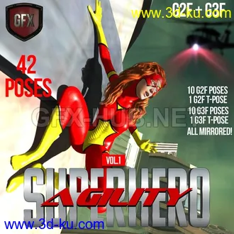 3D打印模型SuperHero Agility for G2F & G3F Volume 1的图片