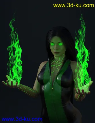 3D打印模型Superhero Body FX for Genesis 8 Females的图片