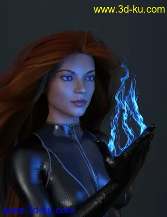 3D打印模型Superhero Body FX for Genesis 8 Females的图片
