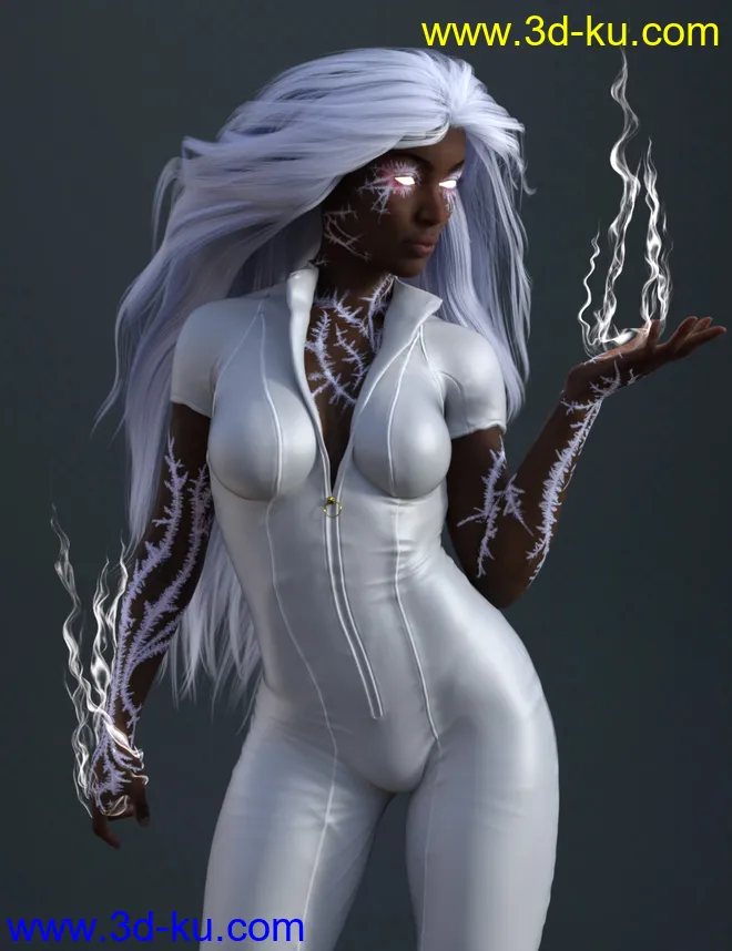 Superhero Body FX for Genesis 8 Females模型的图片6