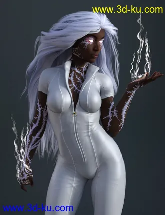 3D打印模型Superhero Body FX for Genesis 8 Females的图片