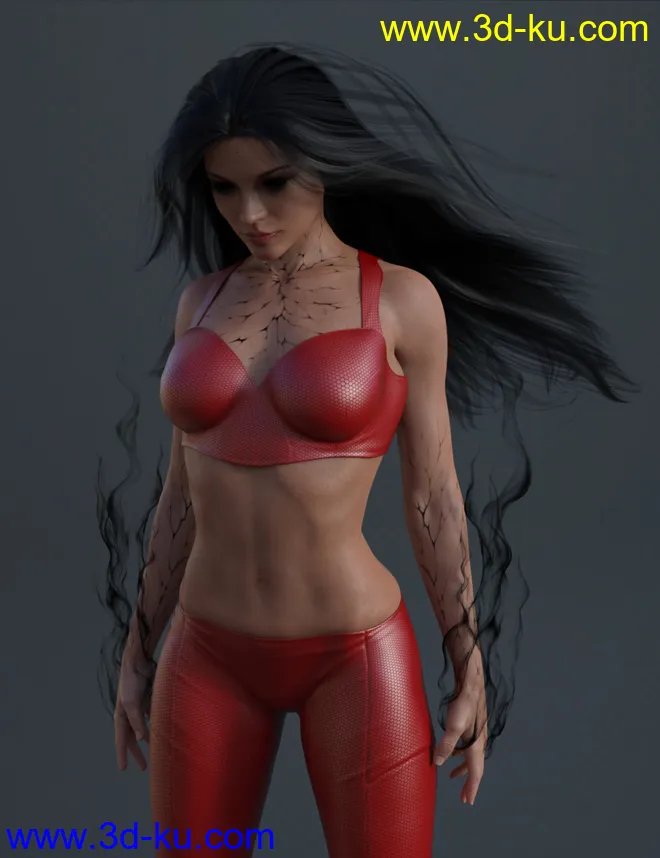 Superhero Body FX for Genesis 8 Females模型的图片7
