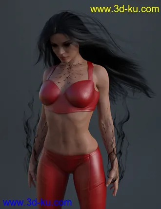 3D打印模型Superhero Body FX for Genesis 8 Females的图片