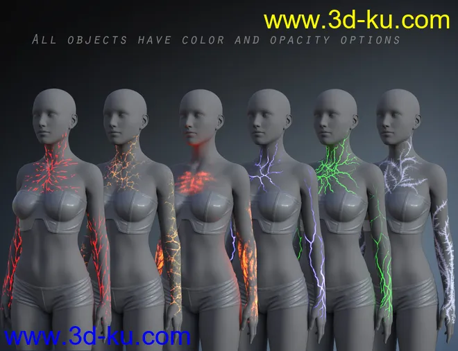 Superhero Body FX for Genesis 8 Females模型的图片9