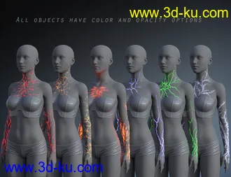 3D打印模型Superhero Body FX for Genesis 8 Females的图片