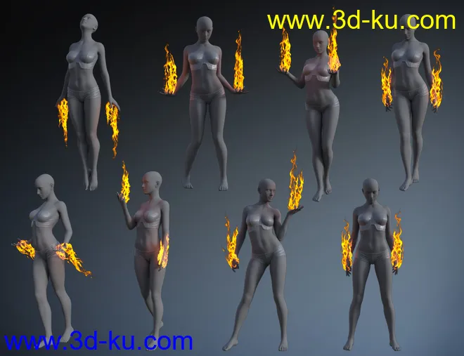 Superhero Body FX for Genesis 8 Females模型的图片11