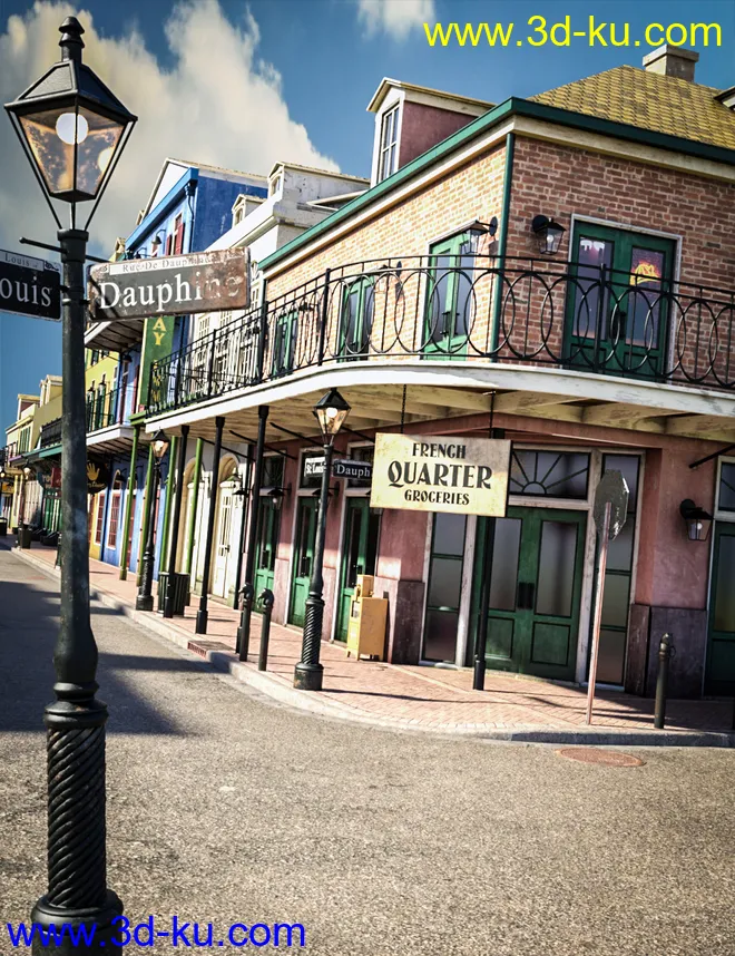 SW French Quarter - Grocer's Corner模型的图片1