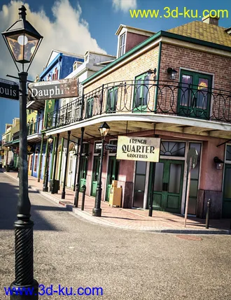3D打印模型SW French Quarter - Grocer's Corner的图片
