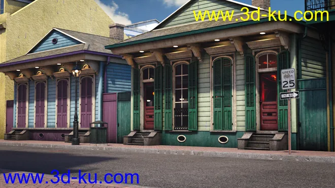 SW French Quarter - Grocer's Corner模型的图片3
